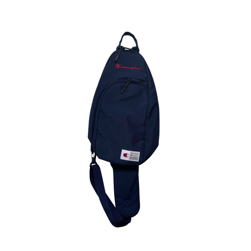 Champion Sling Bag Crossbody Backpack Navy Blue Adjustable ChestPackTravelCasual